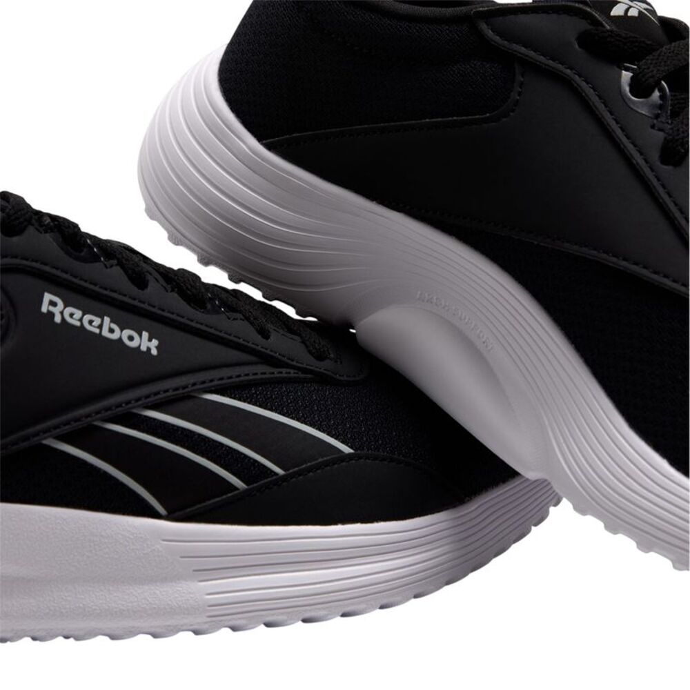 Reebok Womens/Ladies Glide Ripple Mesh Flat Sneakers / Black/White - Picture 4 of 4